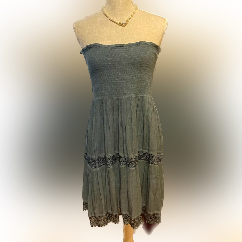Earthbound Bandeau Mini Dress